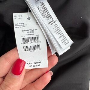 Call It Spring Elegant Black Scarf